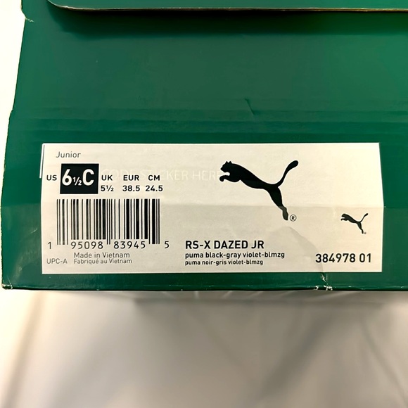 RS-X Dazed JR Puma Kids 6 1/2 - Picture 8 of 8